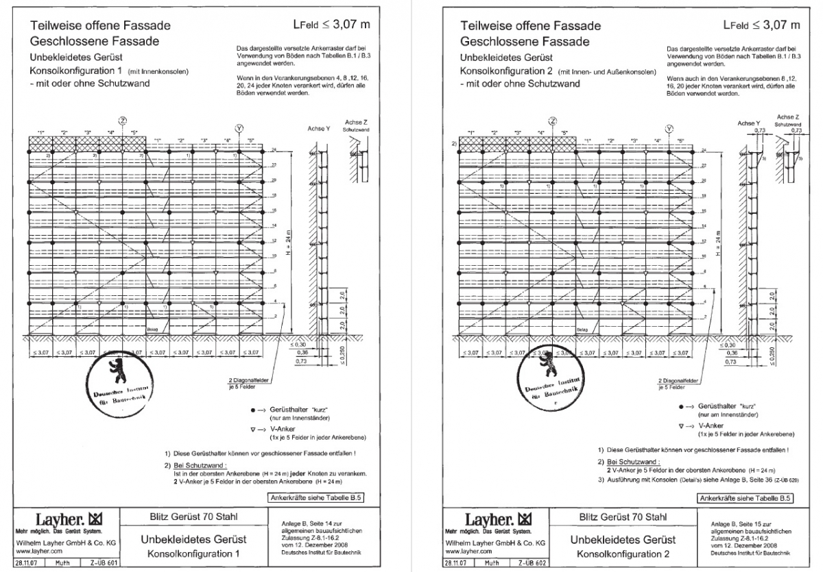 LAYHER İskele Sistemleri TSE Projeleri